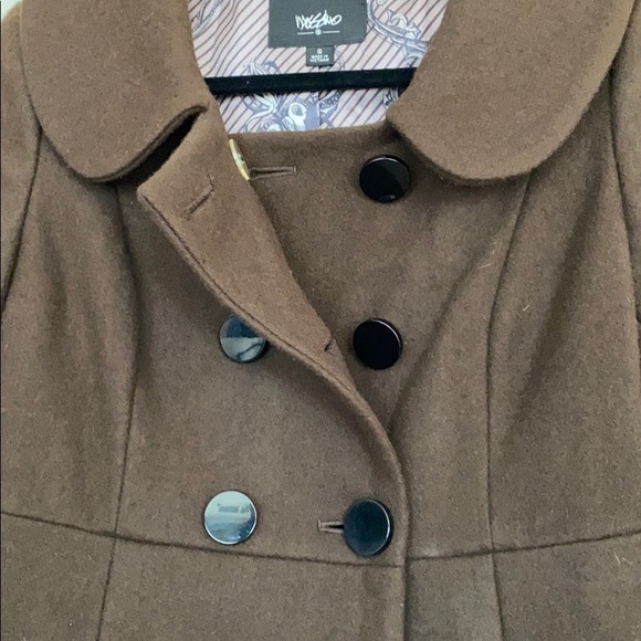 Brown wool coat - Picture 2 of 7